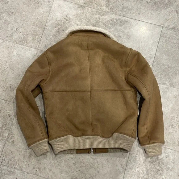 Wilfred Echo jacket - Sherpa and suede bomber - Picture 7 of 8